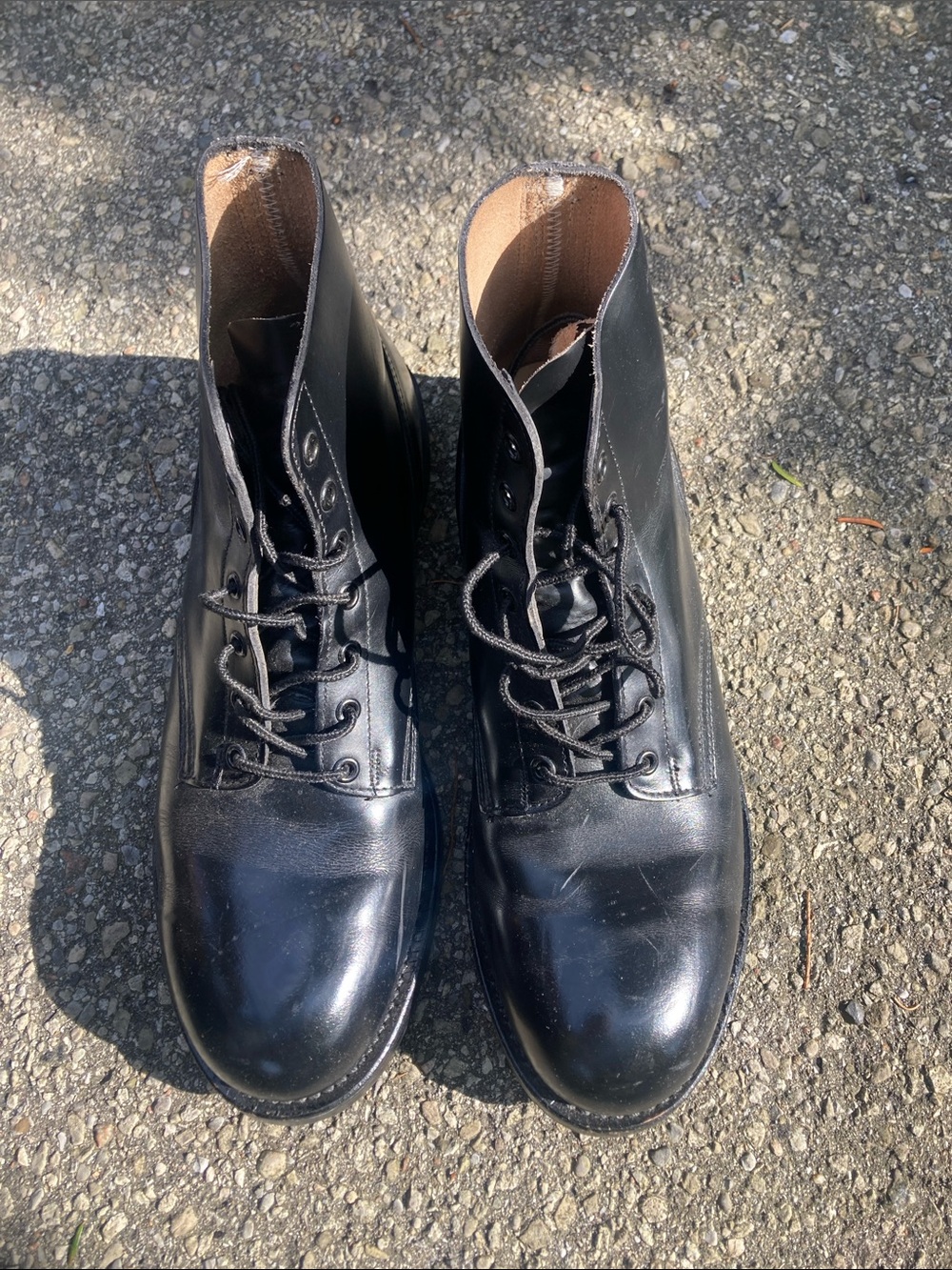 Military style boots